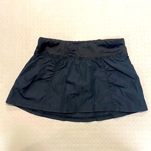 Kids black skorts